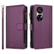 Ulefone Note 17 Pro Purple Leather Case - 9 Card Slots & Hand Strap - 2