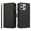 Ulefone Note 18 Ultra/Pro Leather Case: 9 Card Slots, Magnetic Closure, Black - 2