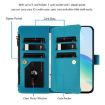Ulefone Note 18 Ultra/Pro Leather Case, Magnetic Closure, 9 Card Slots, Turquoise - 3