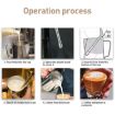 Barsetto 3-Hole Stainless Steel Milk Frother Coffee Machine Steam Nozzle - 5