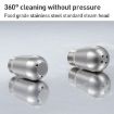 Gaggia Compatible 3-Hole Stainless Steel Milk Frother Steam Nozzle - 4