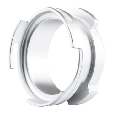 58mm Aluminum Coffee Handle & Powder Ring for Barsetto (Silver) - 1
