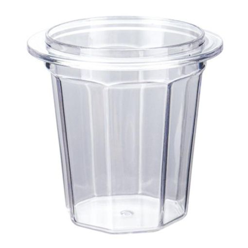 58mm Transparent Thickened PC Dosing Cup for Coffee Grinder - 1