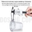 58mm Transparent Thickened PC Dosing Cup for Coffee Grinder - 4