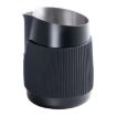 Black 420ml Stainless Steel Latte Art Cup with Scale - Anti-scalding Design - 1