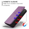 Xiaomi 14 Ultra Magnetic Frosted Flip Leather Case - Light Purple - 5