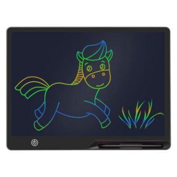 16" Rechargeable LCD Writing Tablet for Kids - Black/Color Writing - 1