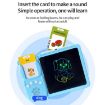 8.5" Children's Drawing Board with English Audiobooks, Blue, 255 Cards - 4
