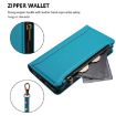 Vivo S30 Pro Mini Turquoise Leather Case - 9 Card Slots & Hand Strap - 5