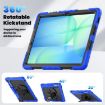 Samsung Galaxy Tab S10 FE+ Blue Silicone Hybrid PC Case with Strap - 6