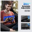 Samsung Galaxy Tab S10 FE+ Blue Silicone Hybrid PC Case with Strap - 7