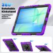 Samsung Galaxy Tab S10 FE+ Purple Silicone Hybrid Case with Strap - 6