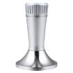 Mesh Texture Coffee Powder Pressing Hammer - 53.3mm Stainless Steel Silver - 1