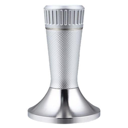 Mesh Texture Coffee Powder Pressing Hammer - 53.3mm Stainless Steel Silver - 1