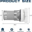 Samsung Washing Machine Drain Pump Filter DC97-16991B White Grey - 5