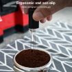 Triangular Mini Coffee Powder Needle - Silver | Compact Coffee Tool - 5
