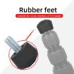 BEXIN FT-02B Tripod Anti-Slip Rubber Feet Pads 3/8 Screw (Black) - 6