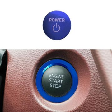 Toyota Corolla Cross/Yaris Hybrid Key Ignition Switch Ring Cover - Blue - 1