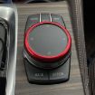 BMW 2/3/4/5/6/7 Series Multimedia Knob Decorative Ring Cover Silver - 4