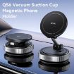 ROCK Q16 RPH1016 Car Magnetic Phone Holder - Black Vacuum Suction Cup - 2