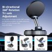 ROCK Q16 RPH1016 Car Magnetic Phone Holder - Black Vacuum Suction Cup - 3