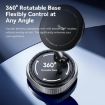 ROCK Q16 RPH1016 Car Magnetic Phone Holder - Black Vacuum Suction Cup - 4