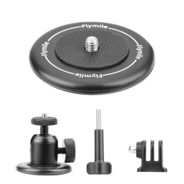 Magnetic Round Base Kit - Aluminum Alloy Desktop Stand - 1