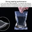 100pcs Double Layer Warning Ziplock Bags 10x15cm 12 Wire Eco-Friendly - 6