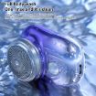 WG-P10X Gradient Blue Rechargeable LED Display Electric Shaver - 8