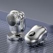 WG-P10X Silver Portable Rechargeable LED Display Electric Shaver - 1