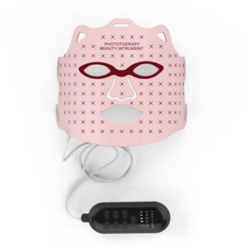 LED Colorful Photon Rejuvenation Mask Facial Beauty Instrument, US Plug - 1