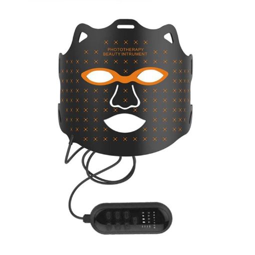 LED Colorful Photon Rejuvenation Mask Facial Beauty Instrument, EU Plug - 1