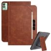Techo Megapad 11 2024 Leather Wristband Tablet Case - Brown - 1