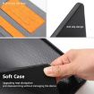 Techo Megapad 11 2024 Yellow Leather Tablet Case with Wristband - 4