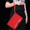 Techo Megapad 11 2024 Red Leather Wristband Tablet Case - 8