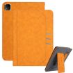 Infinix XPad 11 2024 Yellow Leather Tablet Case with Wristband - 1