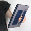 Samsung Galaxy Tab S6 Lite 10.4 Wristband Leather Case - Dark Blue - 6