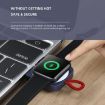 ROCK W26 Blue Magnetic Wireless Charger for Apple Watch, Type-C Interface - 8