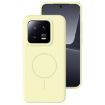 Xiaomi 13 Cream Yellow Liquid Silicone MagSafe Phone Case - 1