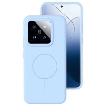 Xiaomi 14 Pro Sky Blue Liquid Silicone MagSafe Phone Case - 1