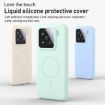 Xiaomi 15 Mint Green Liquid Silicone MagSafe Phone Case - 2