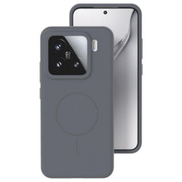 Xiaomi 15 Pro Liquid Silicone MagSafe Case - Charcoal Gray - 1