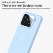 Xiaomi 15 Ultra Grey Pink Liquid Silicone MagSafe Phone Case - 3