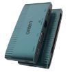 Onten 6-in-1 USB-C Dock: HDTV, VGA, RJ45, USB-C Data & PD, USB 3.0 (Green) - 1