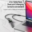 Yesido CA136C 60W USB-C to Type-C & iWatch Charging Cable 1.2m Black - 6