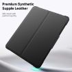 iPad Air 13 2025/2024 Honeycomb Magnetic Leather Case (Black) - 2