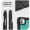 iPad Pro 13 2024 Dark Green Leather Magnetic Rotation Case - 9