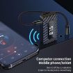 USB Car FM Transmitter Wireless Bluetooth Receiver - Black - 8