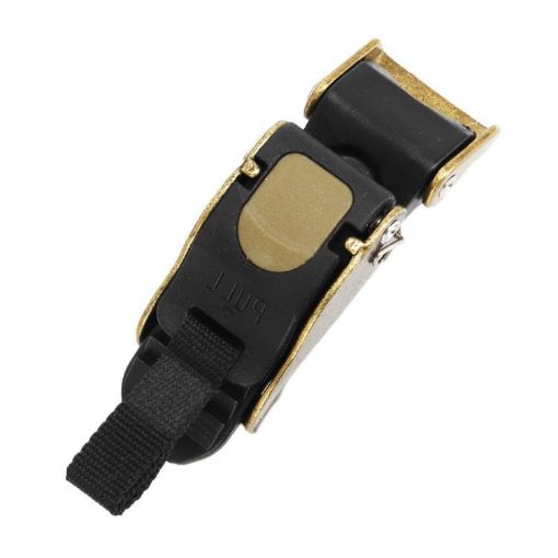 SOMAN QB11 Motorcycle Helmet Quick Release Buckle Black Gold 70 Char - 1