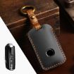 Mazda Axela Hallmo B023 Crazy Horse Cowhide Key Cover (Black) - 1